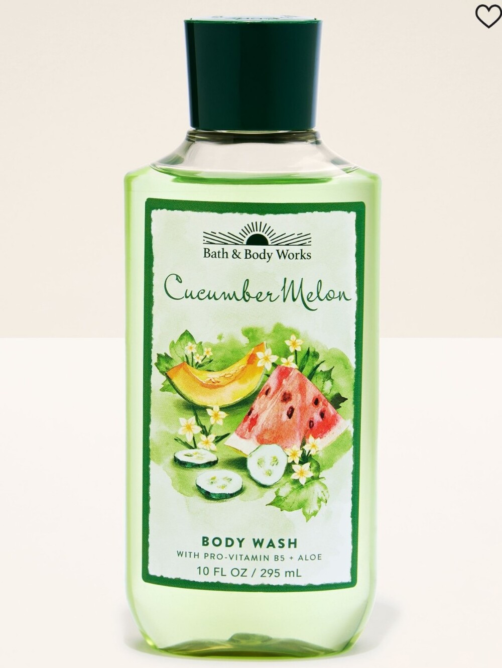 Bath & Body Works Cucumber Melon Body Wash 10oz NEW Rare